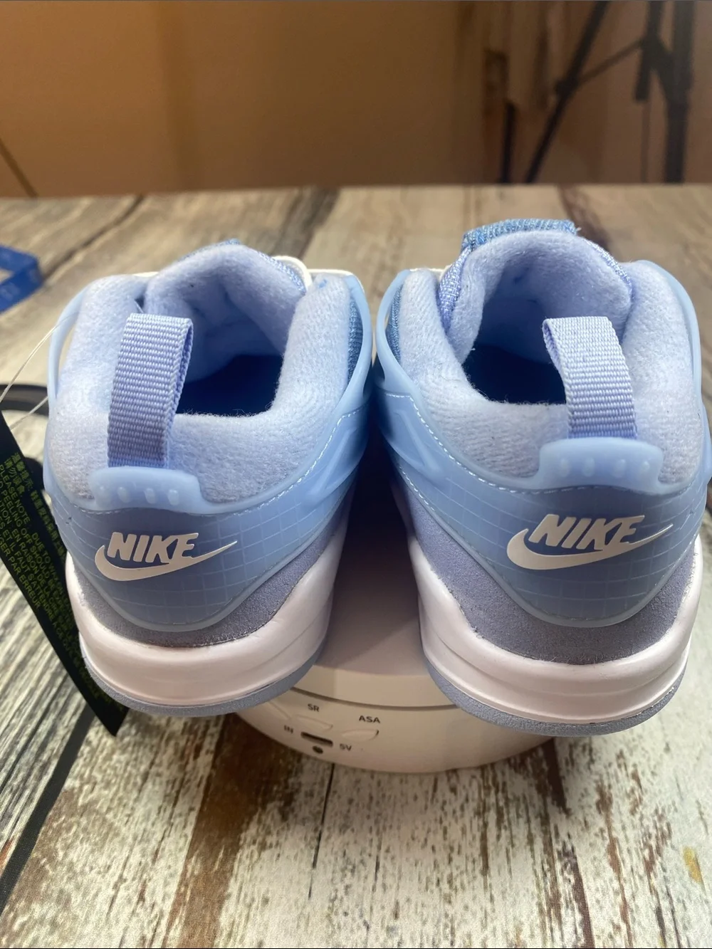 Nike Jordan Toddler Sneakers Baby Blue/White Size 9C NWT